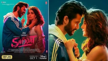 Shiddat’s New Poster Out! Sunny Kaushal and Radhika Madan’s Vibrant Energy Steals the Show (Watch Video)