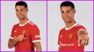 Cristiano Ronaldo in Manchester United Jersey: CR7 Poses for Red Devils After Signing Two-Year Contract (See Pics)