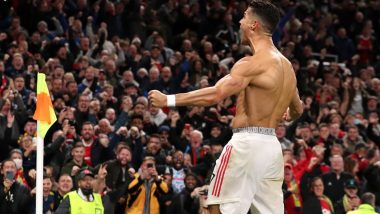 Manchester United Relives Cristiano Ronaldo’s Stunning Goal Against Atalanta, in UCL 2021-22 (Watch Video)