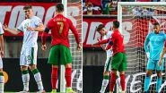 Cristiano Ronaldo Slap Video: Watch Portugal Captain Hit Opponent Dara O&rsquo;Shea Before Missing Out on a Penalty Against Ireland, Escapes Red Card During FIFA World Cup 2022 Qualifiers