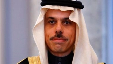 World News | Saudi Foreign Minister to Arrive in India Today for 3-day Visit