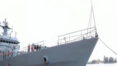 World News | INS Savitri Reaches Chattogram to Deliver Medical Supplies