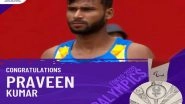 India News | Union Ministers Wish Praveen Kumar for Winning Silver Medal at Tokyo Paralympics