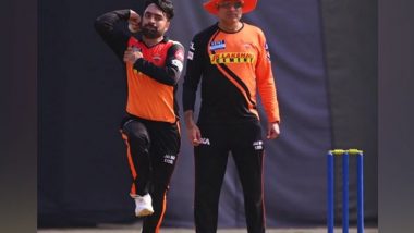 IPL 2021: Afghan Players Rashid Khan, Mohammad Nabi Have Joined Team and Are Undergoing Quarantine, Says Sunrisers Hyderabad Official