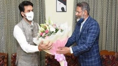 Business News | Union Minister of Youth Affairs and Sports Anurag Thakur Reviews JAIN (Deemed-To-Be-University) Preparations for Hosting Khelo India University Games 2021