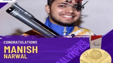 India News | President Kovind, Vice President Naidu Praise Manish Narwal for Clinching Gold Medal