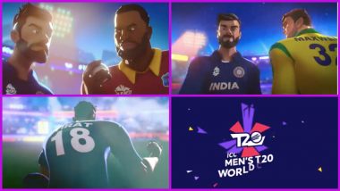 ICC T20 World Cup 2021 Anthem Video Released: Watch Twenty20 WC Theme Song 'Live The Game' Featuring Animated Virat Kohli, Glenn Maxwell, and Kieron Pollard