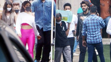 Janhvi Kapoor and Big Brother, Arjun Kapoor Shoot for Something Special (View Pics)