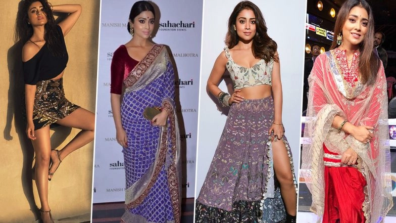 Shriya Saran Birthday: A Fashionista Whose Styling Attempts Often Inspire Us (View Pics)