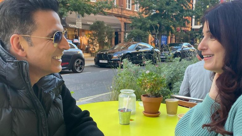 Twinkle Khanna Shares Beautiful Candid Clicks With Hubby Akshay Kumar, Says ‘From Jab We Met to What the Heck!’