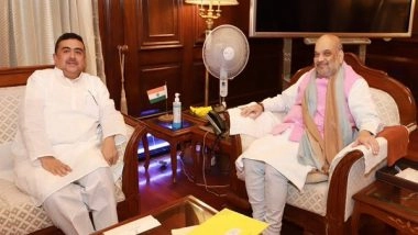 India News | Suvendu Adhikari Meets Amit Shah, Discusses 'deteriorating' Law and Order Situation in West Bengal