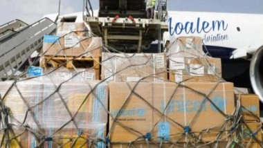 World News | EU Helps Deliver 32 Tonnes of UNICEF Humanitarian Supplies to Afghanistan