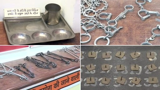 See Mementos, Fetters of Freedom Fighters, Including Jawaharlal Nehru, Ram Prasad Bismil and Ashfaqulla Khan in This Museum