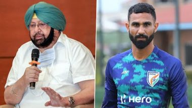 Amrinder Singh, Indian Football Goalkeeper, 'Wrongly Tagged' by Journalists Instead of Captain Amarinder Singh; Here's How Former Punjab CM Reacted to The Sportsperson's Tweet