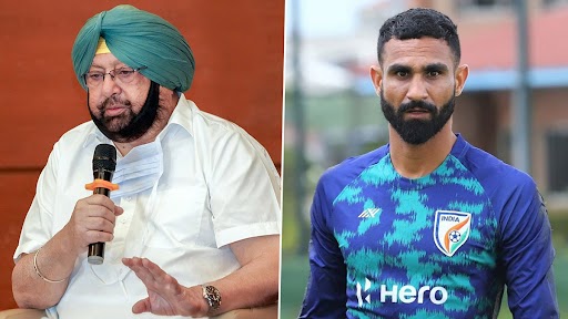 Amrinder Singh, Indian Football Goalkeeper, 'Wrongly Tagged' by Journalists Instead of Captain Amarinder Singh; Here's How Former Punjab CM Reacted to The Sportsperson's Tweet