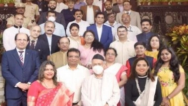 Business News | Maharashtra Governor Felicitates Winners of Maharashtra State Champion Awards for Corona Warriors by NGO HWARF