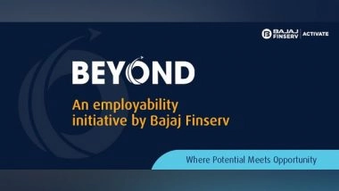 Business News | Bajaj Finserv Unveils 'BEYOND', a New Brand Identity for Its Flagship Employability Initiative