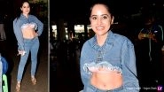 Urfi Javed Airport Look Goes Viral, Bigg Boss OTT Contestant Flaunts Pink Bra Under Cropped Denim Jacket (View Pics)
