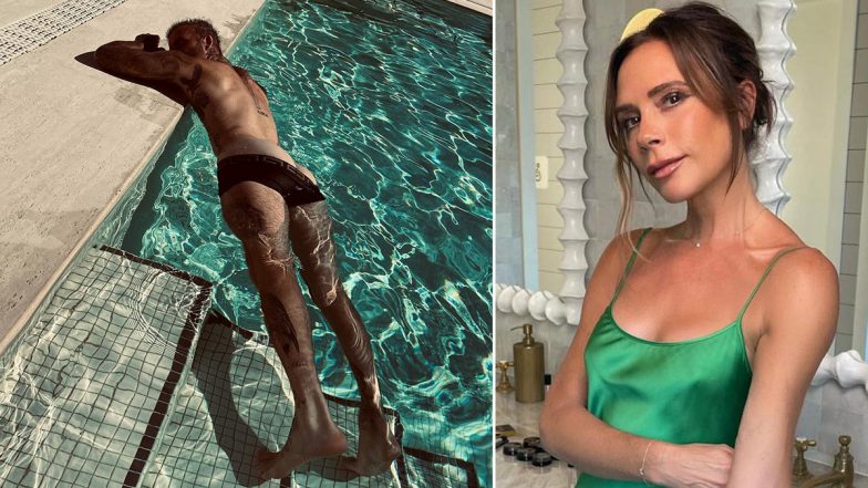 Victoria Beckham’s Cheeky Photo of Her Husband David Beckham in the Pool Is Breaking the Internet