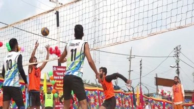 India News | J-K Police Organizes Volleyball Tournament in Udhampur