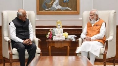 India News | Gujarat CM Bhupendra Patel Calls on PM Modi