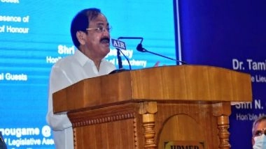 India News | Vice President Naidu Calls Upon Large Institutions, Govt Organisations to Adopt Sustainable Energy Practices in Their Operations