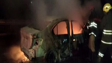 India News | Telangana: Man Charred to Death After Car Catches Fire in Hyderabad