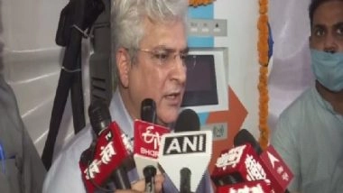 India News | Delhi Minister Lays Foundation Stone for EV Charging Plaza at Nehru Place Bus Terminal