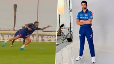 IPL 2021 Diaries: Yudhvir Singh Takes a Stunning Catch During Mumbai Indians’ Practice Session (Watch Video)