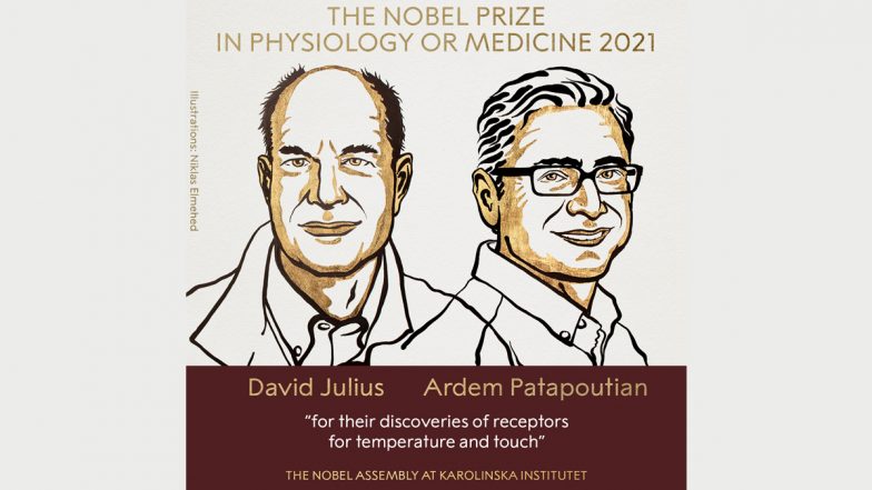 Nobel Prize in Medicine 2021 Winners: David Julius And Ardem Patapoutian Jointly Awarded The Honour For Discoveries of Receptors For Temperature & Touch