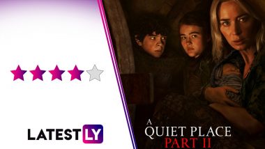 A Quiet Place Part II Movie Review: John Krasinski and Emily Blunt’s Sequel Is a Great Horror-Thriller That Keeps You Tethered to Your Seats (LatestLY Exclusive)