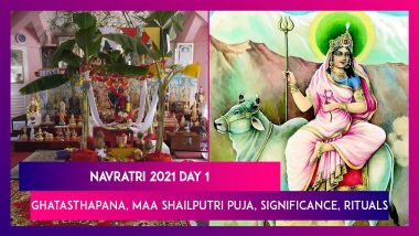 Navratri  2021 Day 1: Ghatasthapana, Maa Shailputri Puja, Significance, Rituals, Colour To Wear