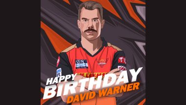 Sunrisers Hyderabad Wishes David Warner on His 35th Birthday (Check Post)