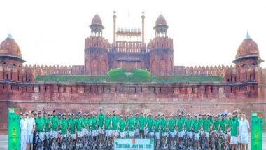 India News | Territorial Army Organises Cycle Rally on Its 72nd Raising Day