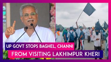 Lakhimpur Kheri: UP Govt Announces Compensation, Stops Bhupesh Baghel, Charanjit Singh Channi from Visiting Violence-Hit District