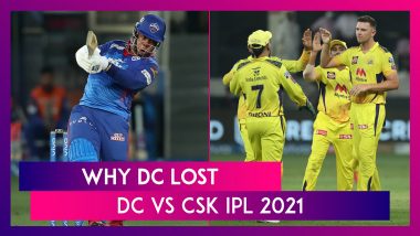 Delhi Capitals vs Chennai Super Kings IPL 2021: 3 Reasons Why DC Lost