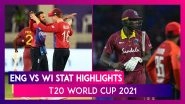 ENG vs WI Stat Highlights T20 World Cup 2021: England Register Impressive Win