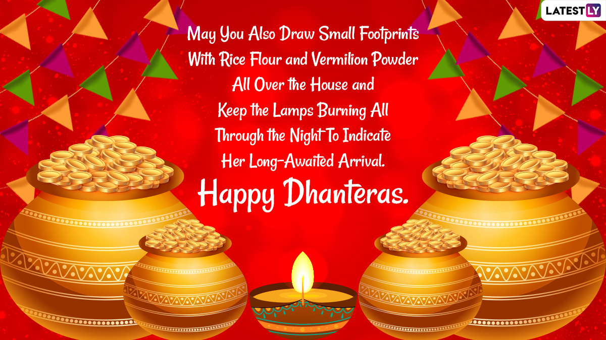 Dhanteras 2021 Images & Happy Diwali in Advance Wishes for Free ...