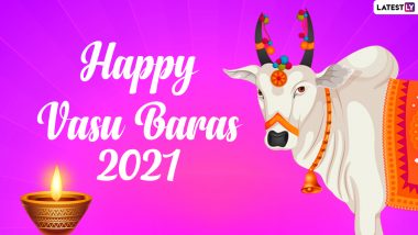 Happy Govatsa Dwadashi 2021 Greetings & Vasu Baras Messages: WhatsApp Status, Images, HD Wallpapers and SMS To Celebrate First Day of Diwali