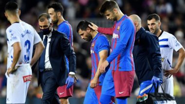 Sergio Aguero, Barcelona Striker, Taken to Hospital After Complaining of Chest Discomfort and Dizziness During La Liga Match Against Alaves