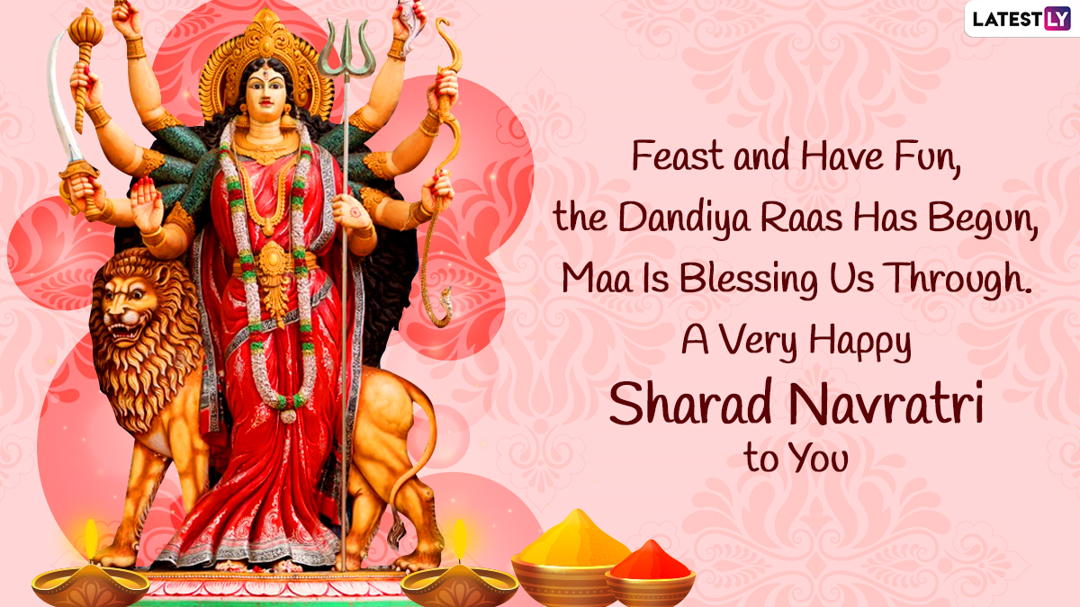 Top Navratri 2021 Wishes & Full HD Images: WhatsApp Stickers, GIF ...