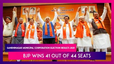 Gandhinagar Municipal Corporation Election Results 2021: BJP Wins Big, Claims Victory On 41 Out Of 44 Seats