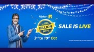 Flipkart Big Billion Days Sale 2021 Now Live for All Users; Check Offers & Discounts on iPhone 12, Pixel 4a, MacBook Air, Smart TVs & More