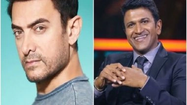 Entertainment News | 'He Won Us All with His Warmth': Aamir Khan Mourns Demise of Kannada Star Puneeth Rajkumar