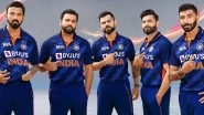 Team India Jersey For T20 World Cup 2021 Unveiled: Take a Look At the Kit Virat Kohli & Co Will Don At WC (See Photo)