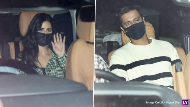 Katrina Kaif And Vicky Kaushal Spotted Together At Their Manager’s Office Amid Rumours Of December Wedding (View Pics)