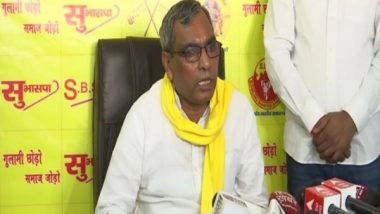 India News | SBSP Chief Rajbhar Hints at Alliance with BJP Ahead of UP Assembly Polls