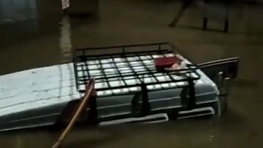 India News | Andhra: Newlywed Woman Dies After Car Submerges in Stagnant Rain Water