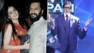 Kaun Banega Crorepati 13: Riteish Deshmukh and Genelia D&rsquo;Souza To Take the Hotseat on Amitabh Bachchan&rsquo;s Quiz Show