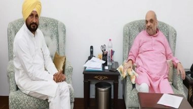 India News | Punjab CM Channi Urges Amit Shah to Seal International Border to Curb Drugs, Weapons Supply